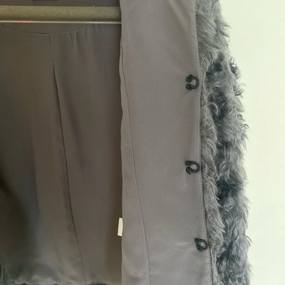 Wren 100% Mohair Wool Shaggy Cropped Jacket - Picture 6 of 11